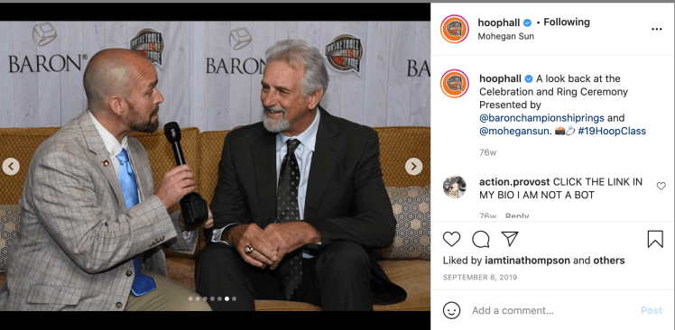 Hall of Famer Dan Issel